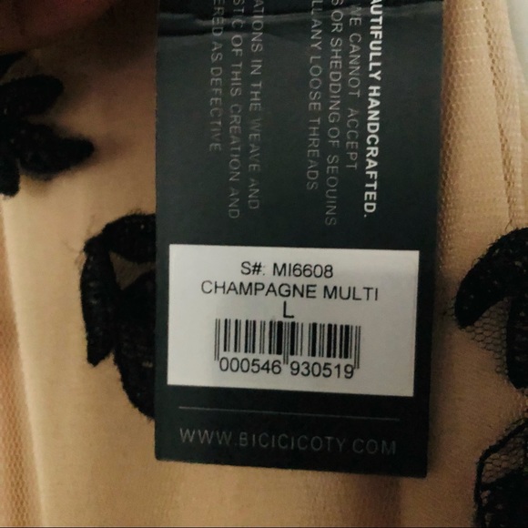 Bicici and Coty champagne dress - Picture 8 of 9